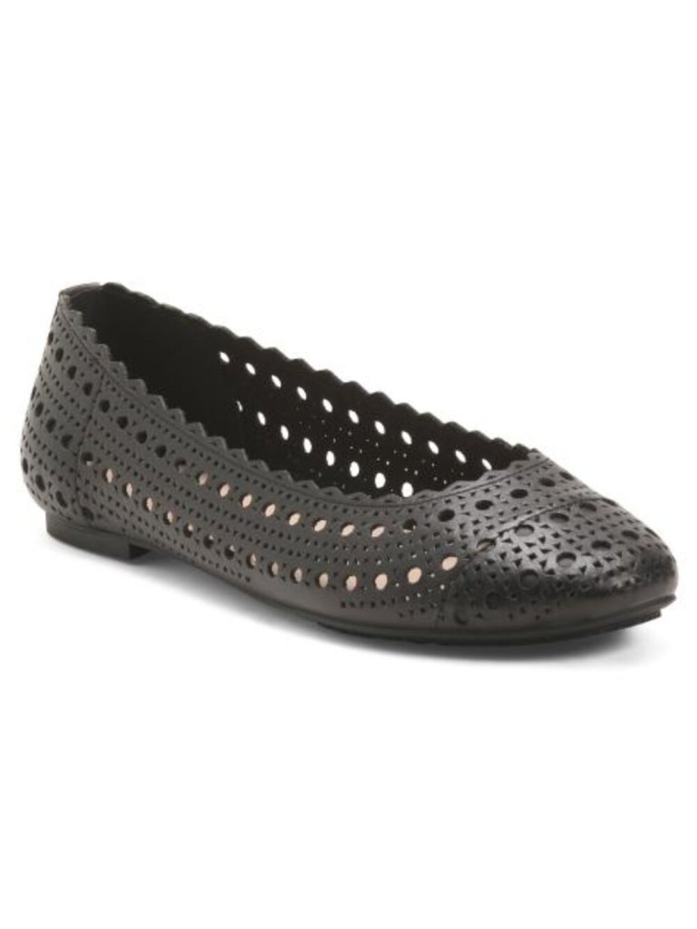 DUNE LONDON Harlows Cut-Out LEATHER ballet flats 1J6269 NEW IN BOX